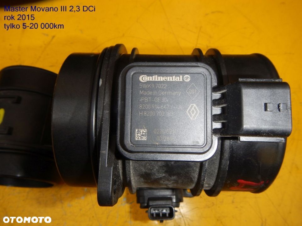 PRZEPŁYWOMIERZ Siemens 5WK97022 Master III 2,3 DCi - 3