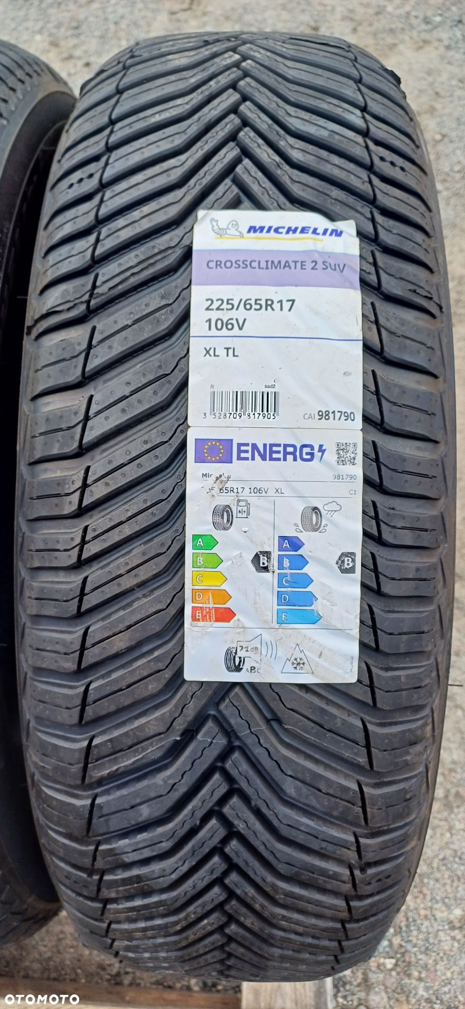 225/65R17 106V MICHELIN , dwie nowe opony wielosezonowe. - 3