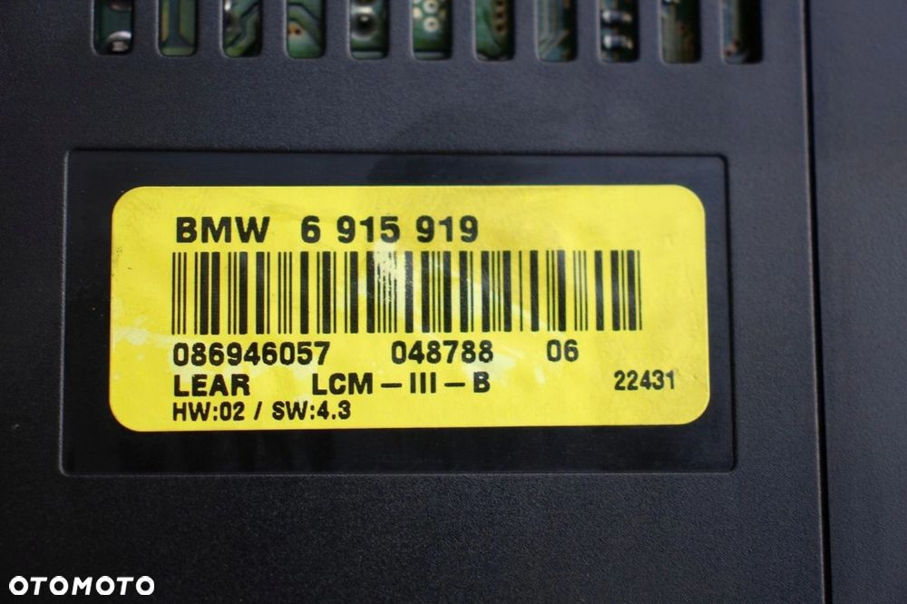 Moduł sterownik świateł BMW 5 e39 XENON 6915919 LCM-III-B (1261) - 3
