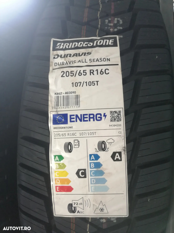 Anvelope noi TIP C ALL SEASONS 205/65 R16C BRIDGESTONE DURAVIS 107 105T