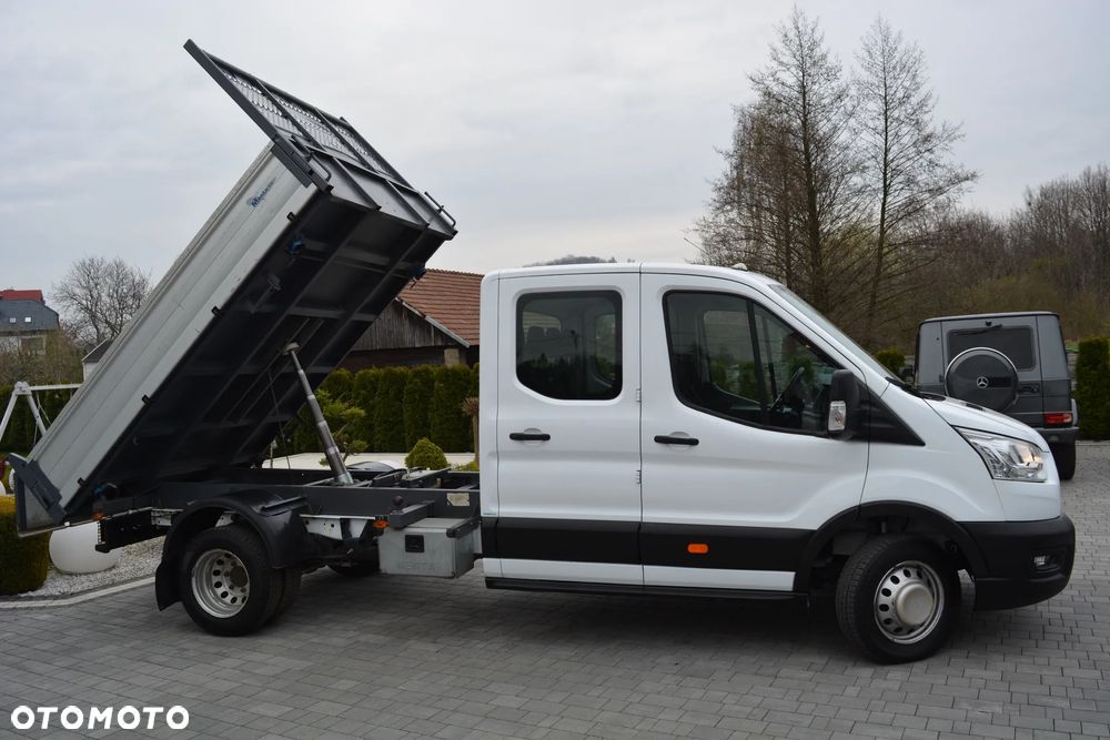 Ford TRANSIT_PIĘKNY 2020/21 Rok-EURO 6+KLIMA_SOLIDNA 3-STRONNA ORYGINALNA WYWROTKA Z WŁOCH_7-OSÓB BRYGADÓWKA DOKA - 6