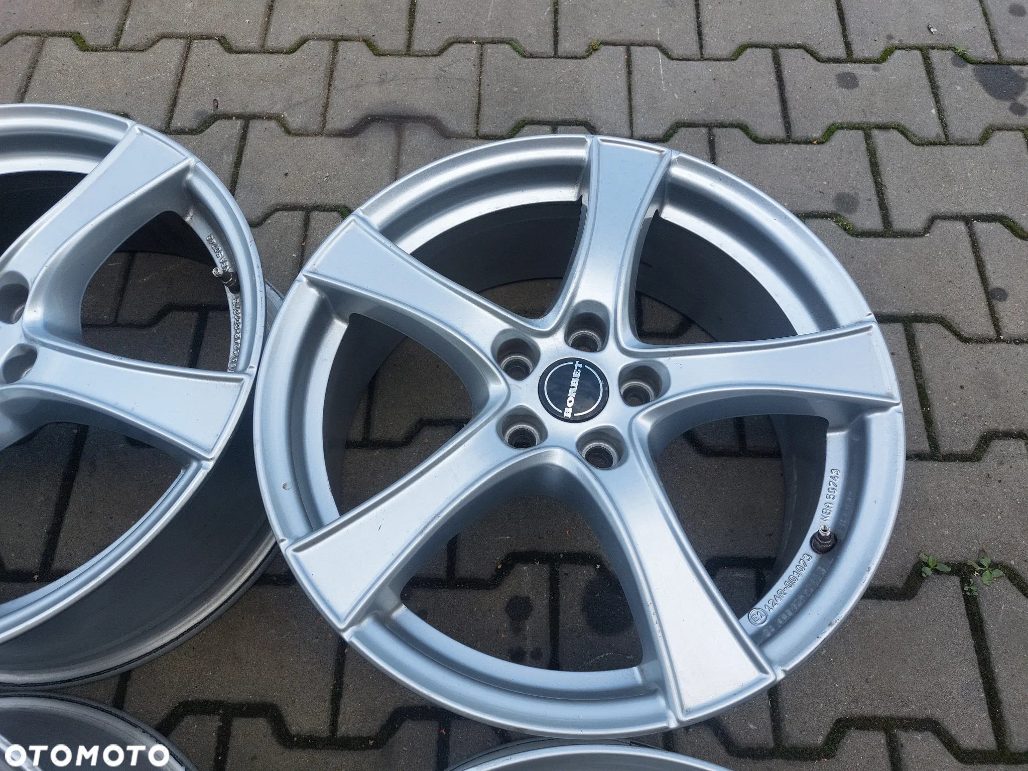 FORD FOCUS KUGA FELGI ALUMINIOWE BORBET R18 7.5J ET50.5 5X108 PROSTE! - 4