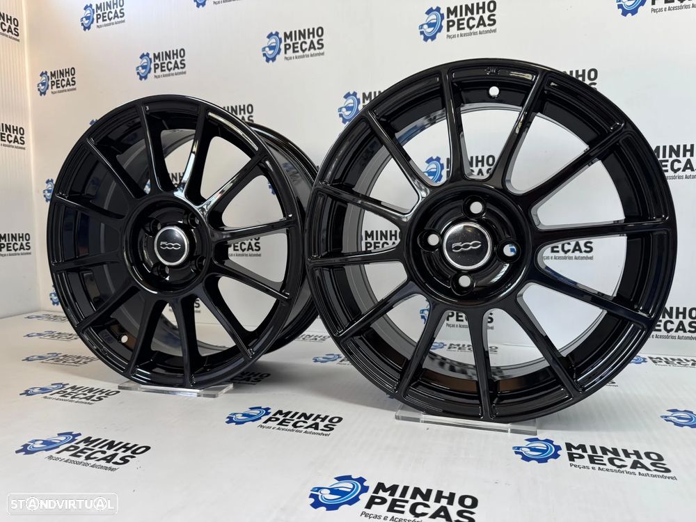 Jantes Look Fiat em 16 (4x98) Preto Brilho - 2