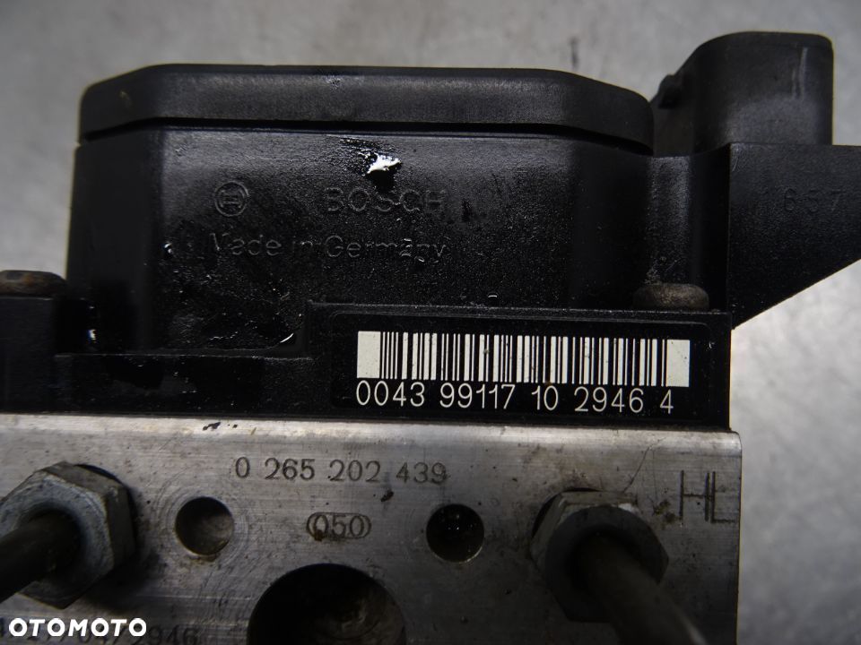MERCEDES W220 98-01 3.2B POMPA STEROWNIK ABS A0034318012 / 0265202439 - 6
