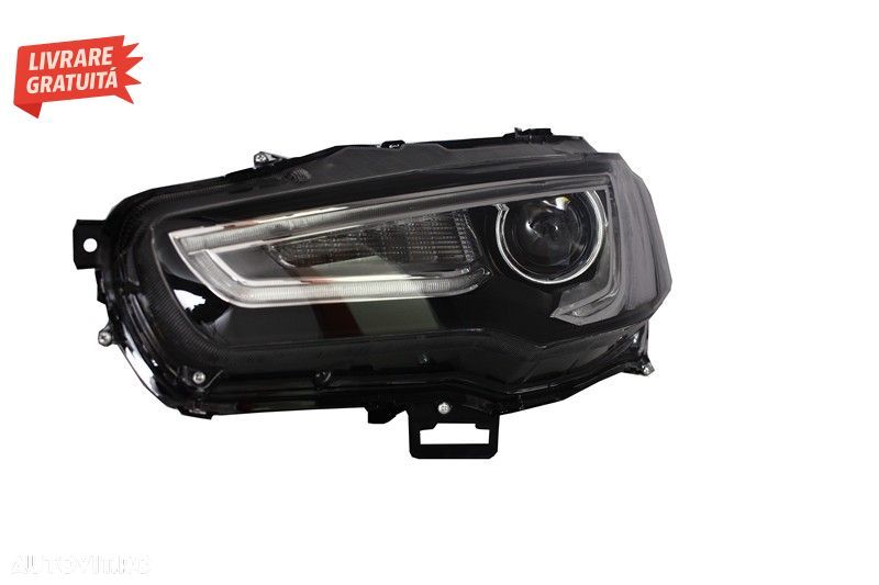 Faruri LED DRL Mitsubishi Lancer (2007-2017) Dual Projector Semnal Secvential Dina- livrare gratuita - 5