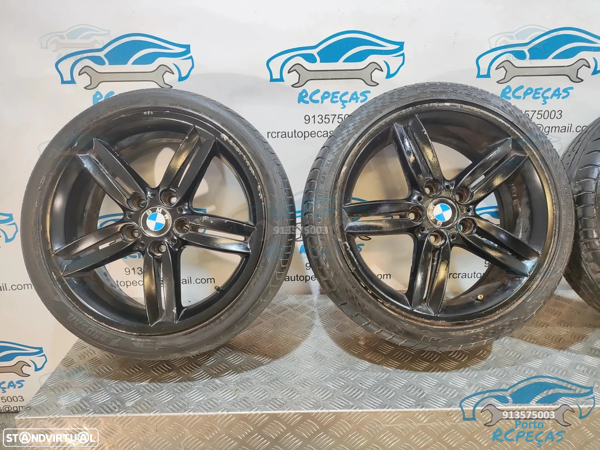 Jantes Originais 18" BMW Pack M Style 208 - 5x120 - 7,5J / 8J | ET49 / ET49 - Jante | Dupla Medida | 18 Polegadas | 7839305 | 8036939 | 803694 | 5 x 120 | 208M | E81 | E82 | E87 | E88 | F20 | F21 | Original | Originais | Serie 1 - 7