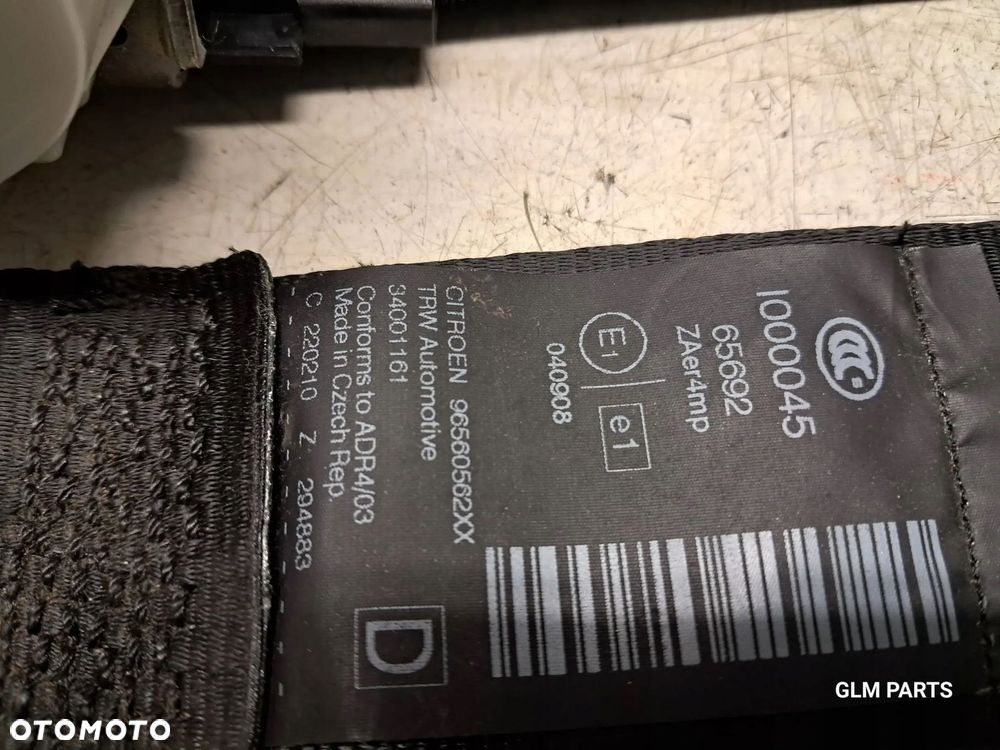 citroen c5 iii x7 lewy + prawy pas bezpieczeństwa przedni oryginał - 5