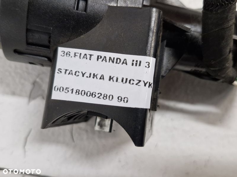 fiat panda iii 3 stacyjka kluczyk 00518006280 - 3