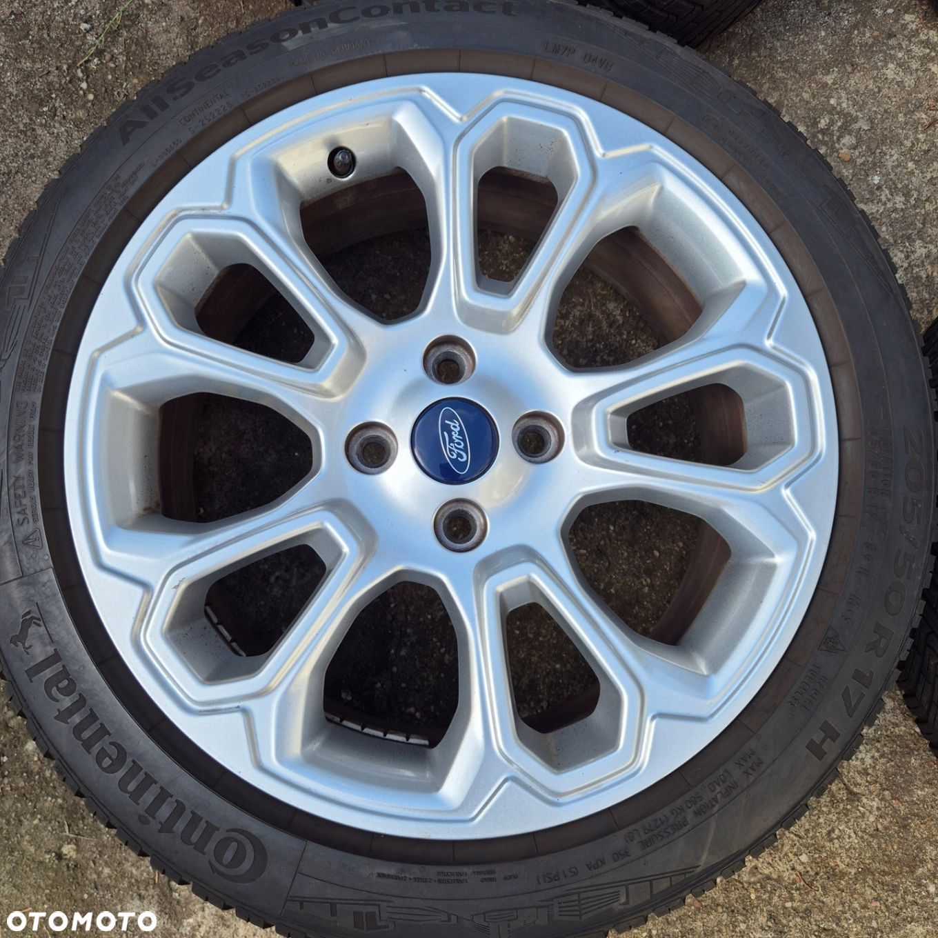 CAŁOROCZNE KOŁA 17 ORYGINAŁ FORD ECOSPORT ST 205/50 R17 4x108 CZUJNIKI - 5