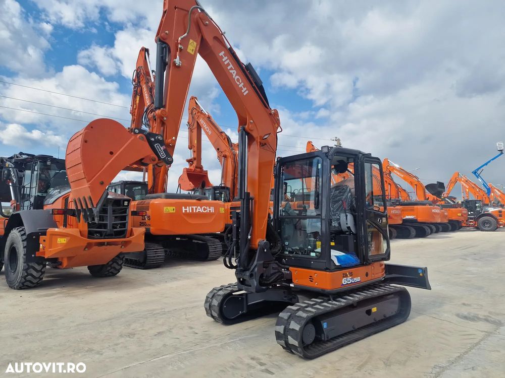 Hitachi ZX65, 6,5tone, 2025, NOU, 66.900 EUR+Tva, PROMOTIE CUPLA RAPIDA+3 CUPE NOI, Aer cond, Inst picon, Ad sapare 4,5m, latime 2m, inaltime 2,55m, posibilitate leasing 5 ani, SUPER PRET 66.900 EUR+Tva - 35