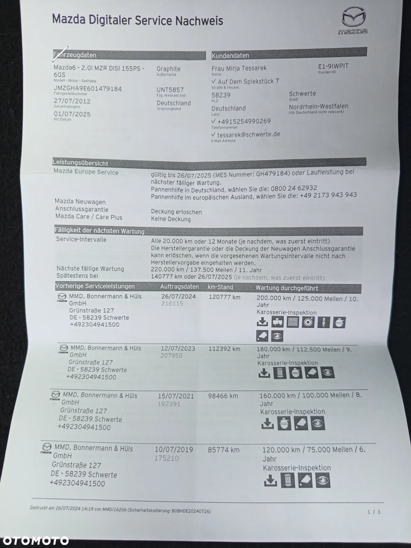 Mazda 6 Sport Kombi 2.0 MZR DISI Edition - 31