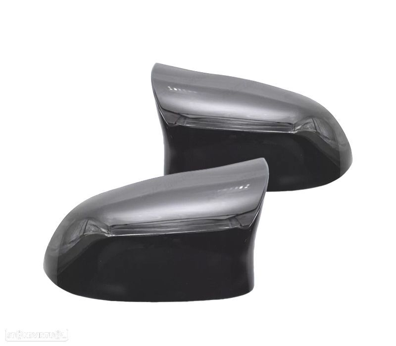 CARCAÇAS ESPELHOS BMW F15 F16 F25 F26 PRETO BRILHANTE - 1