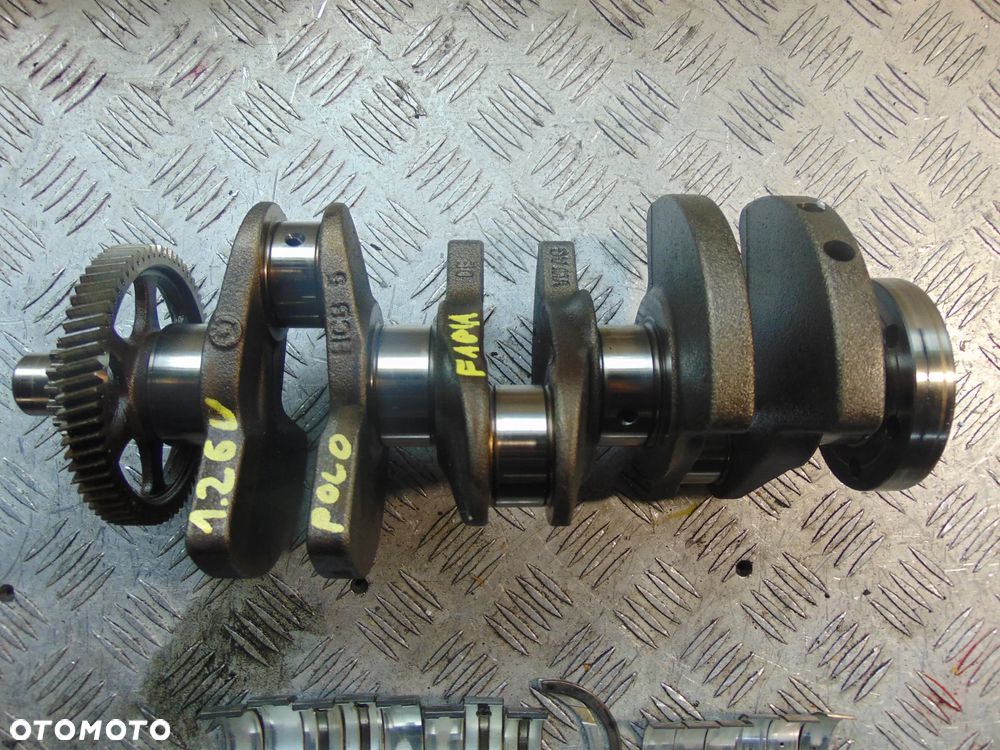 Wał korbowy Polo 1,2 6 v + panewki - 1