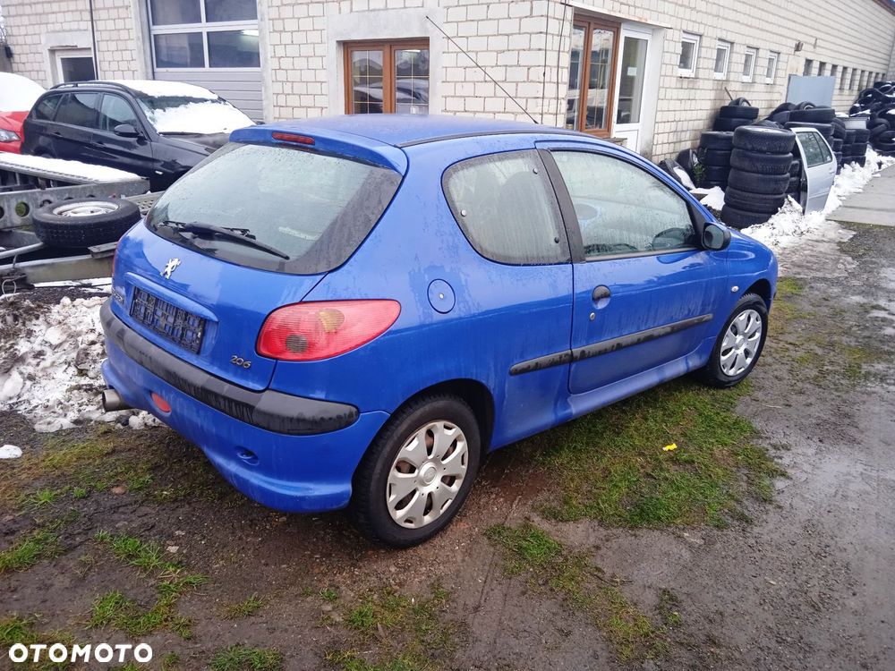 Na części Peugeot 206 1.1 B 5D kolor EGJB silnik HFX skrzynia maska klapa błotnik drzwi zderzak szyba - 3