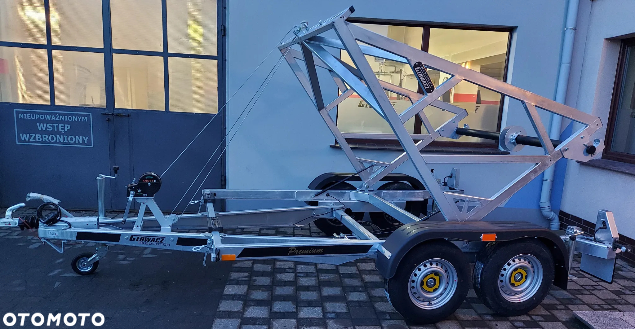 Głowacz Bardzo mocna przyczepa kablowa 270x170 dwuosiowa DMC 2700kg - 12