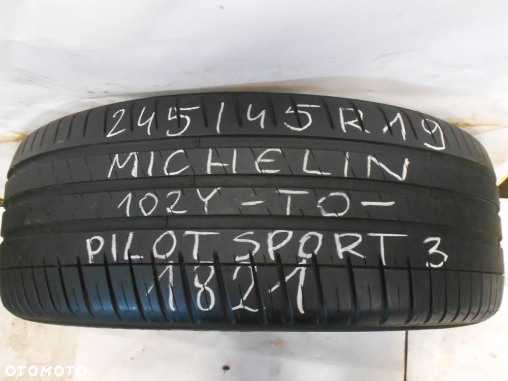 OPONA POJEDYNKA 245/45R19 MICHELIN PILOT SPORT 3 TO DOT 1821 6.8MM - 1