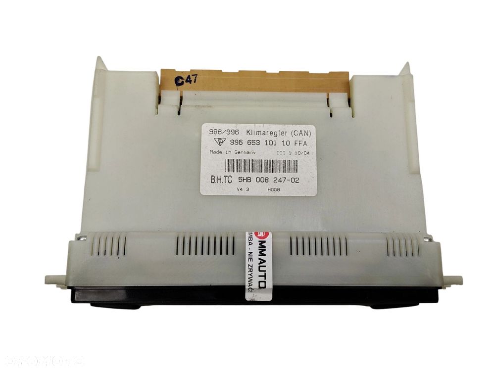 PANEL KLIMATYZACJI CLIMATRONIK PORSCHE 911 996 BOXSTER 986 99665310110 - 2
