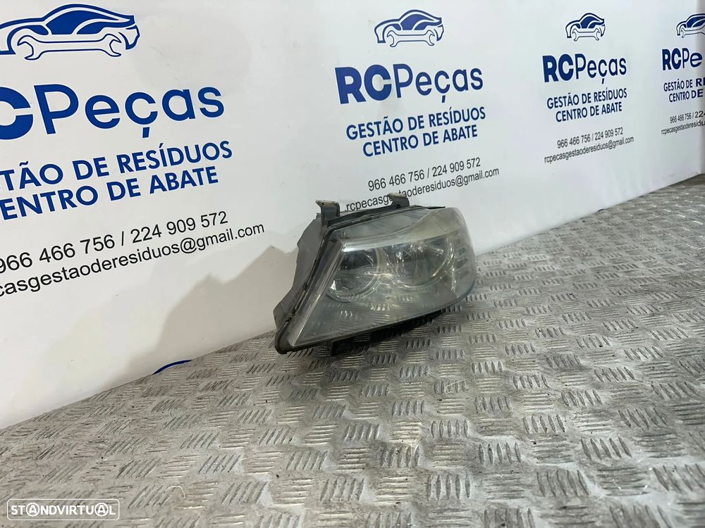 .Farois Oticas Frente Frontal Esquerda Direita Original Halogenio Valeo BMW Serie 3 E90 Carro Sedan E91 Touring Carrinha 2007 - 2013 - 6