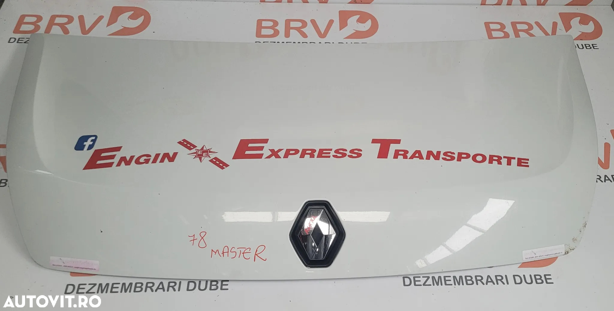 Capota pentru Renault Master / Opel Movano Euro 5 (2011-2015) an fabricatie - 8