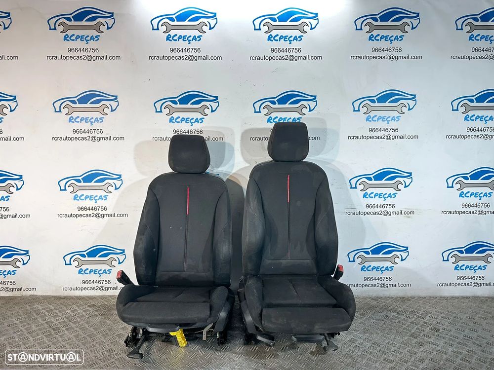 .Conjunto Bancos Originais BMW Pack M Serie 1 F21 3 Portas Tecido - 8