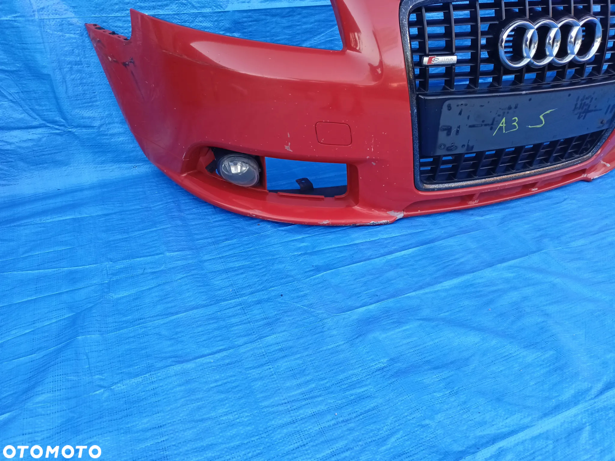 Zderzak przód przedni kompletny Audi A3 8P SLINE S-LINE lift duży grill wysyłka - 8
