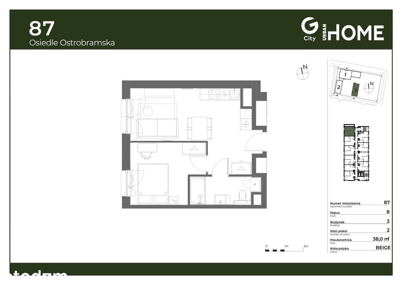 Apartament 2 pokojowy | PET Friendly | WiFi w cenie