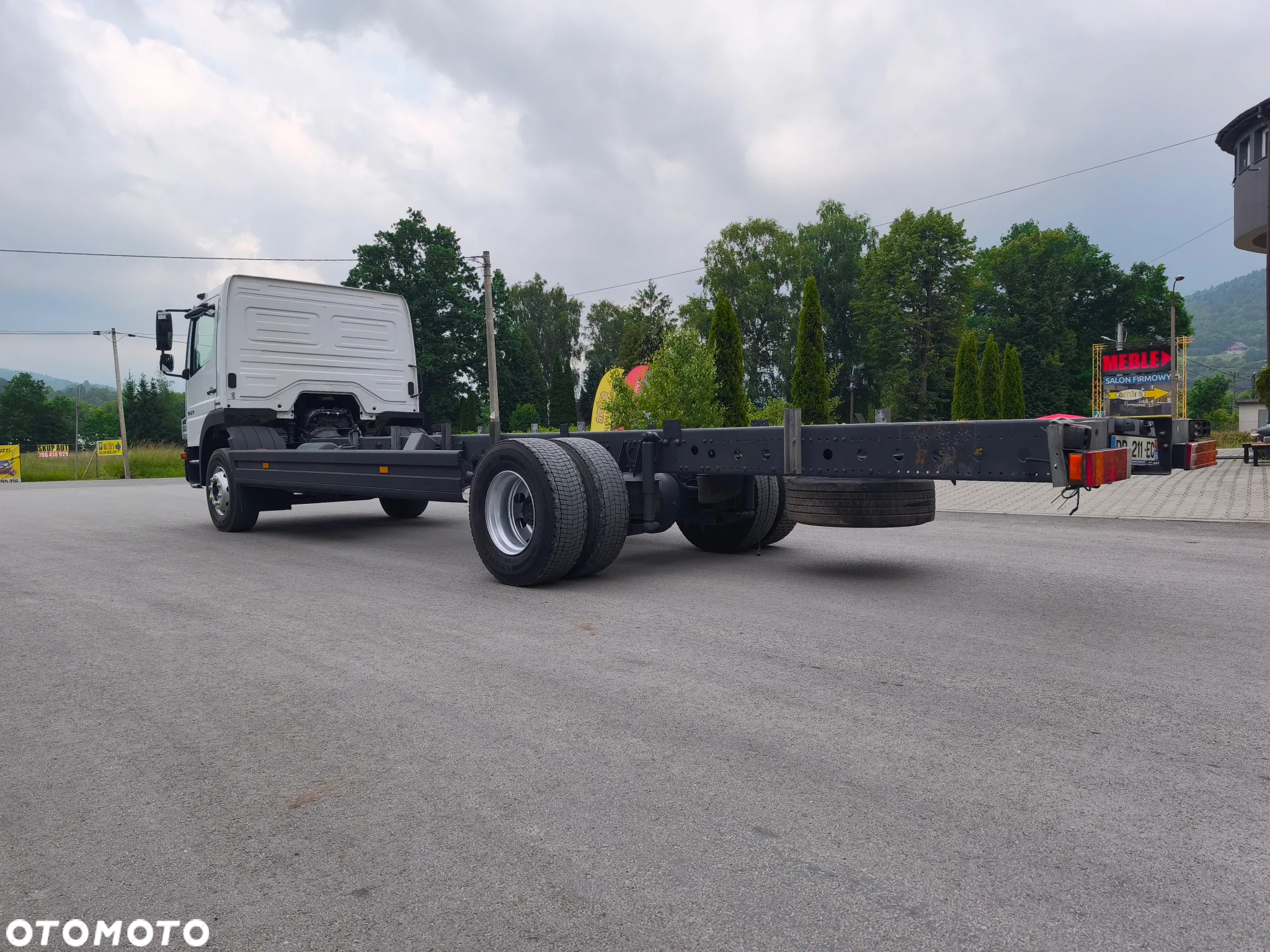 Mercedes-Benz Atego 1629  rama do zabudowy poduszka obsługa silnika - 9