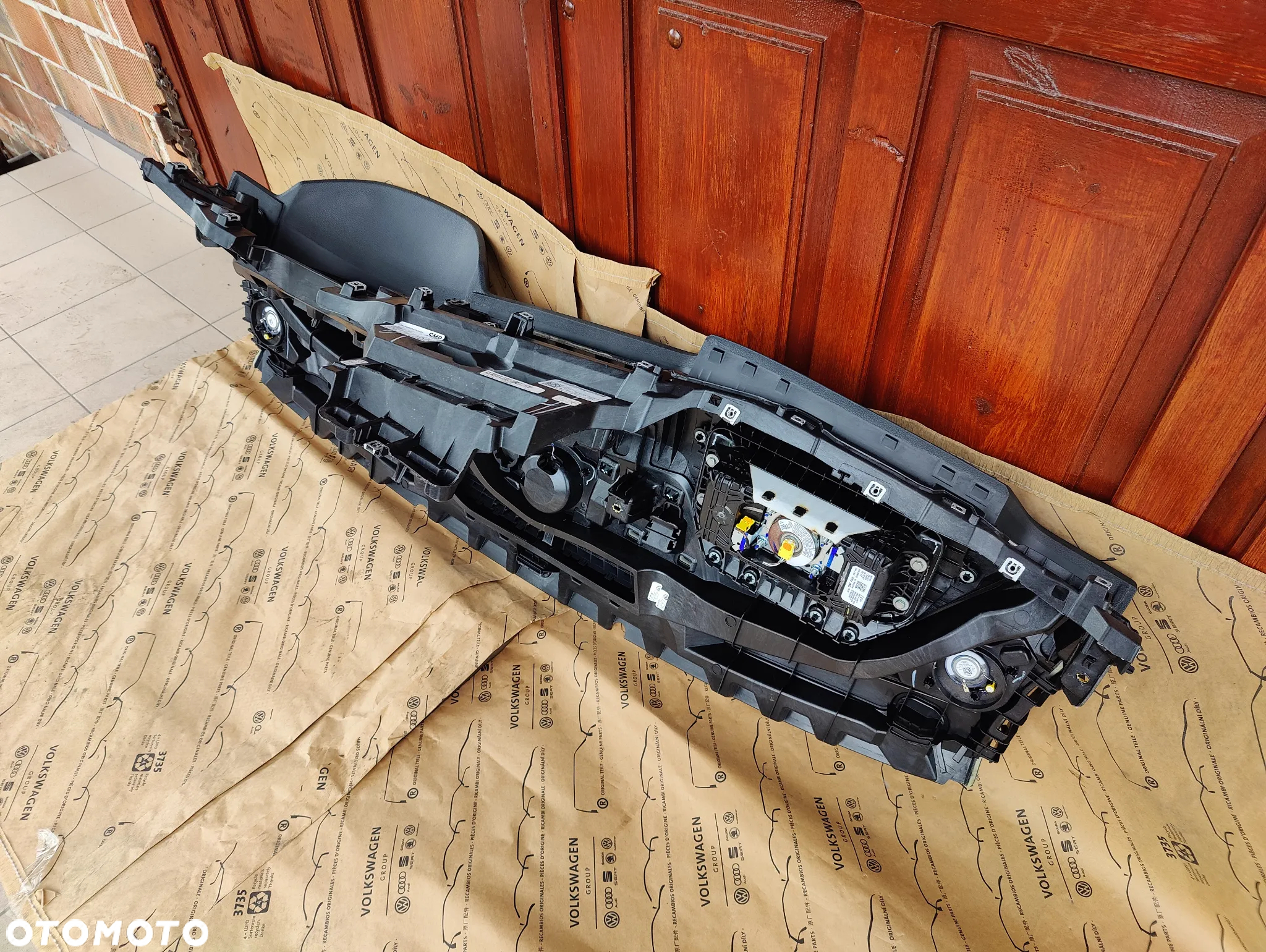 AUDI Q5 80A DESKA ROZDZIELCZA PODUSZKA KIEROWCY PASAŻERA PAS PRAWY LEWY DOCIĄG 80A880201F 80A857706L 80A857705L 80B857001H - 7