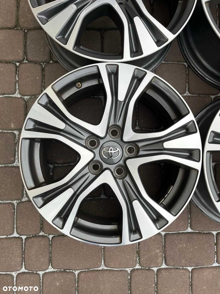 Oryginalne alufelgi Toyota 5x114,3 17 cali CZUJNIKI RAV4 BICOLOR - 6
