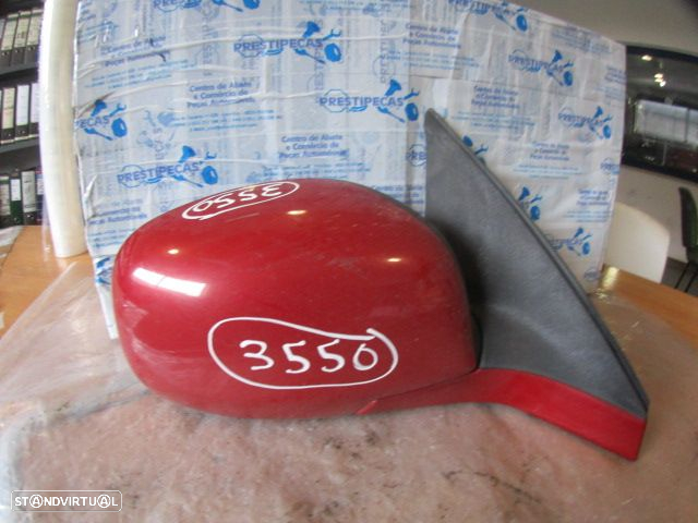 Espelho Esp3550 SUZUKI SWIFT 3  2007 1.3I 90CV 5P VERMELHO DRT ELETRICO 2 + 3 PINOS - 2