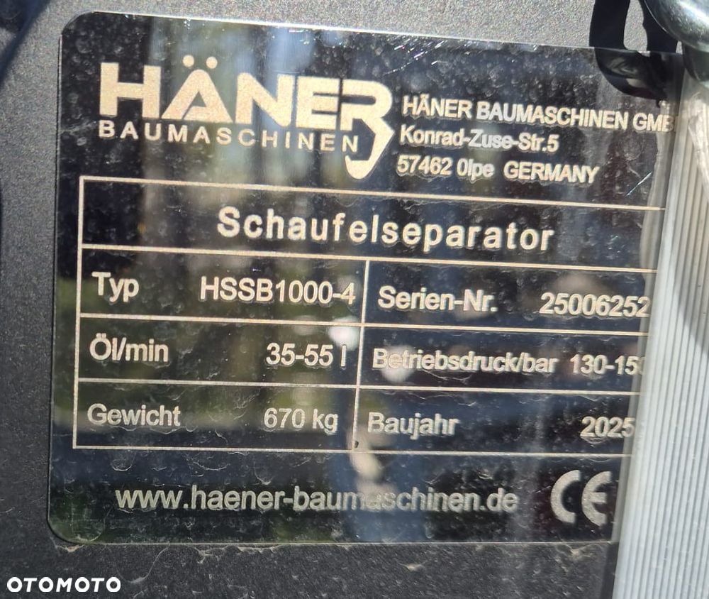 Caterpillar -HANER BAUMASCHINEN SEPARATOR/ŁYŻKA PRZESIEWAJĄCA , ROZDRABNIAJĄCA - 7