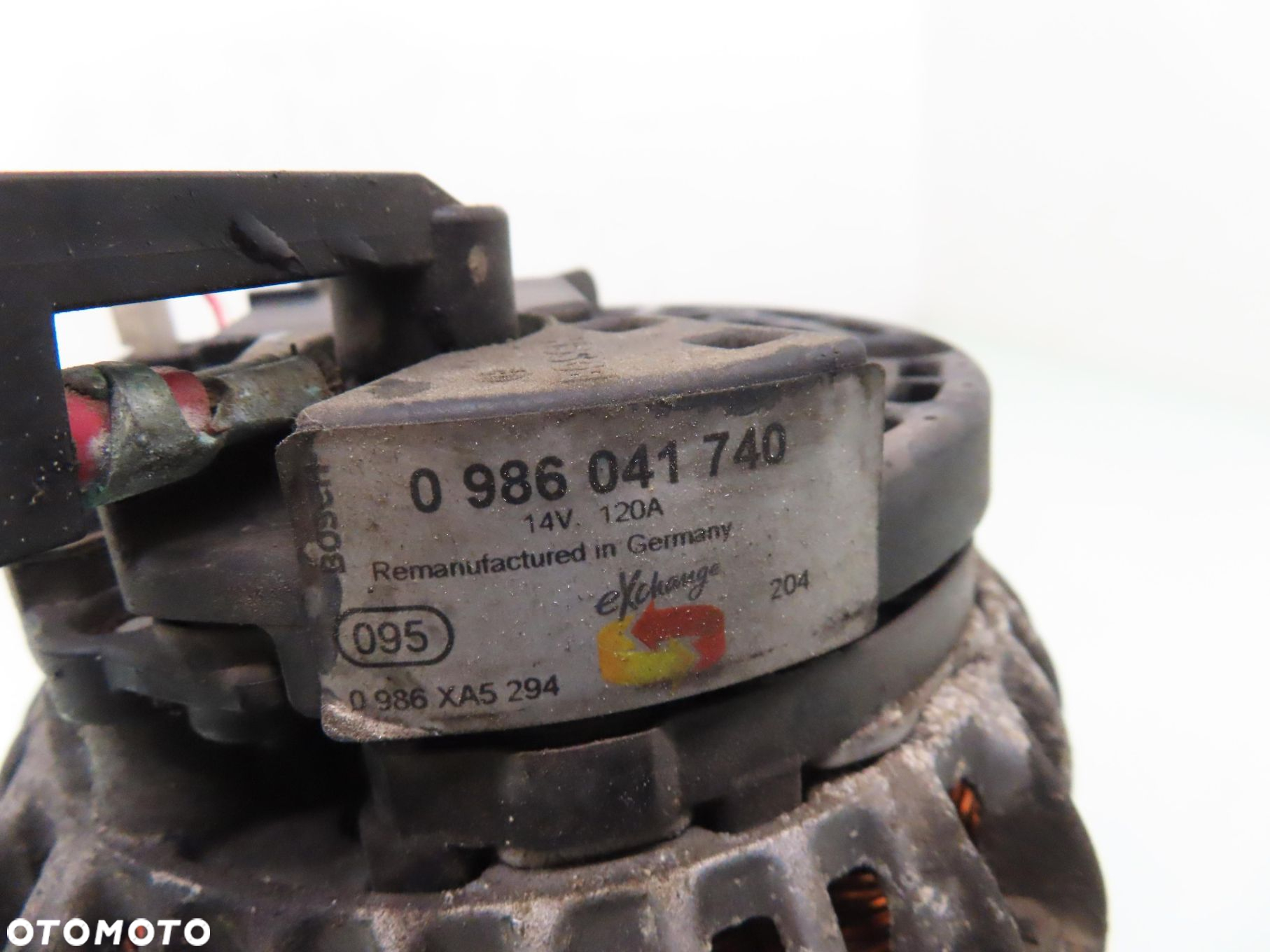 ALTERNATOR VOLVO S80 I 2.9 0986041740 - 2