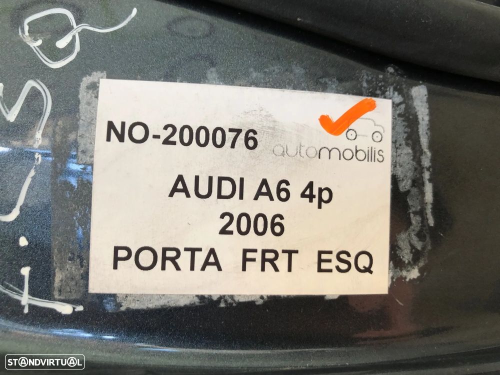 Porta Frente Esquerda AUDI A6 2.0 TDI Ref. 4F0831051F - NO. 200076 - 2