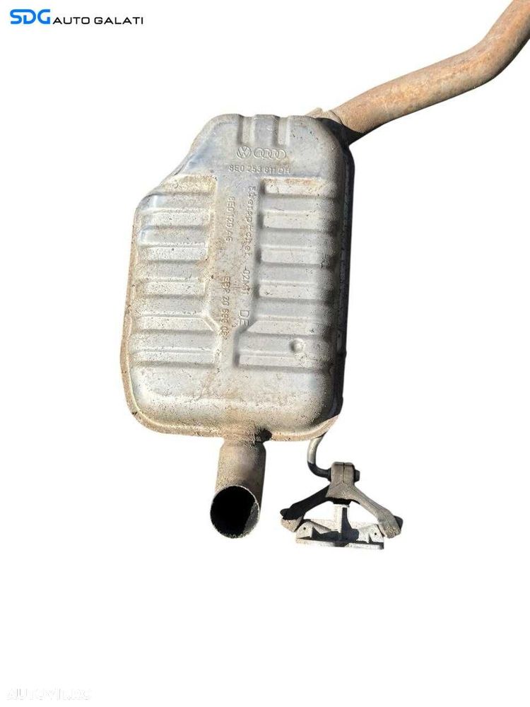 Toba Teava Esapament Evacuare Intermediara Finala Traseu Complet Audi A4 B7 2.5 TDI 2004 - 2008 Cod 8E0253611DG 8E0120AH 8E0253611DH 8E0120AG 02M11 8E0253411BE [LC2189] - 7