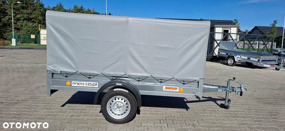 Neptun DOSTAWA Przyczepka 236x129x110cm N7-236 ptw Lekka przyczepa jednoosiowa ze stelażem i plandeką h-110cm! UCHYLNA!GN128 - 22
