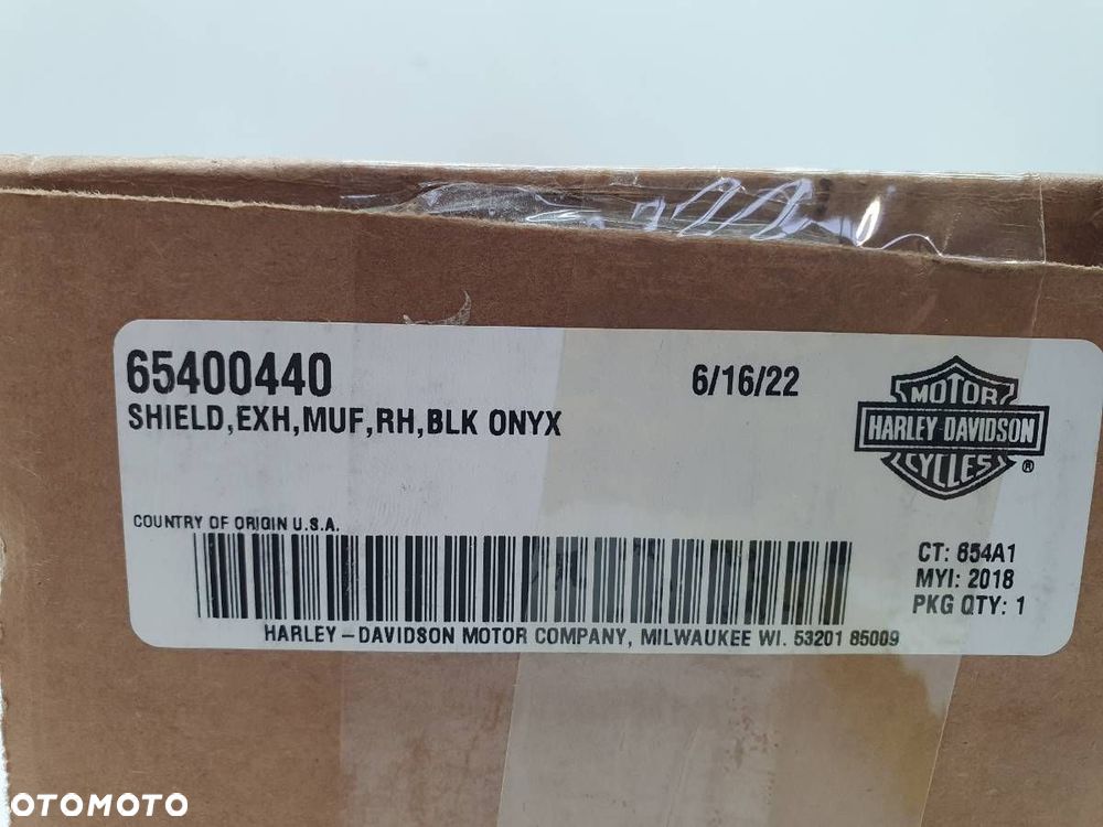 OSŁONA TŁUMIKA WYDECHU CZARNA PRAWA HARLEY DAVIDSON FLHTK FLHTKSE CVO - 6