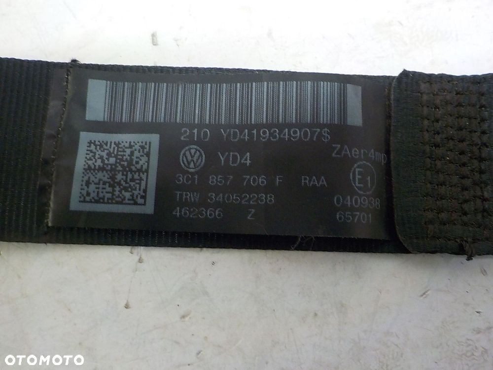 VW PASSAT B6 PAS BEZPIECZEŃSTWA NAPINACZ PRAWY PRZÓD PASAŻERA 3C1857706Q - 4