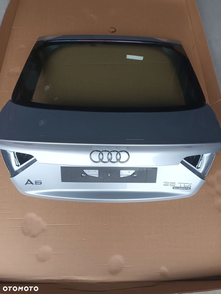 AUDI A5 8T LIFT 16r Zderzak tył srebrny metalik LZ7G L5L5 - 7