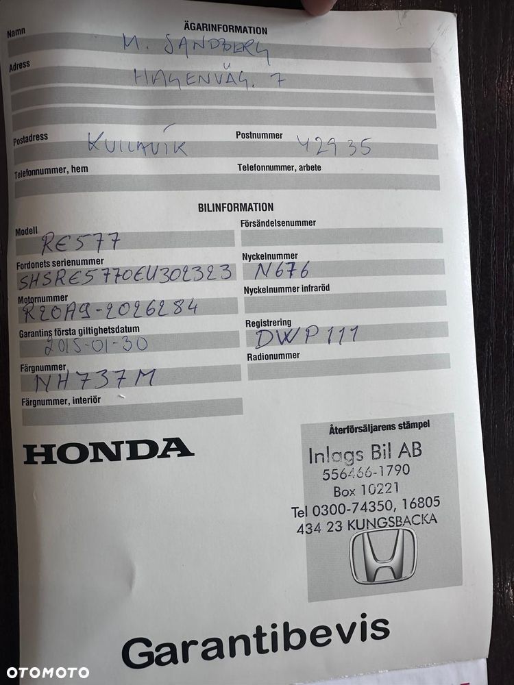 Honda CR-V 2.0i-VTEC 2WD Elegance - 33