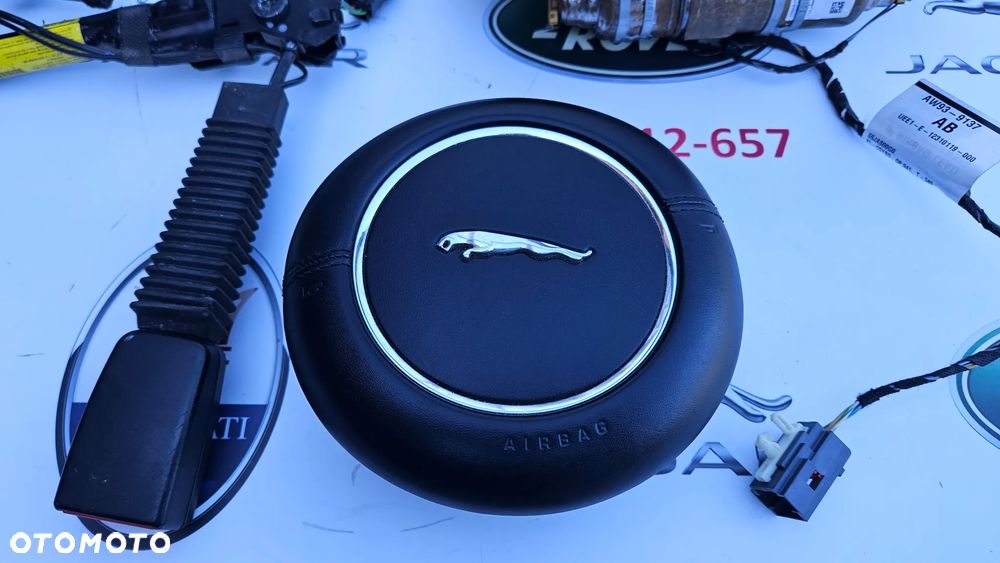 Jaguar XJ 351 Poduszka powietrza kierowcy airbag Kierownicy Pasażera Napinacze pasów bezpieczeństwa KOLOR CZARNY - 5