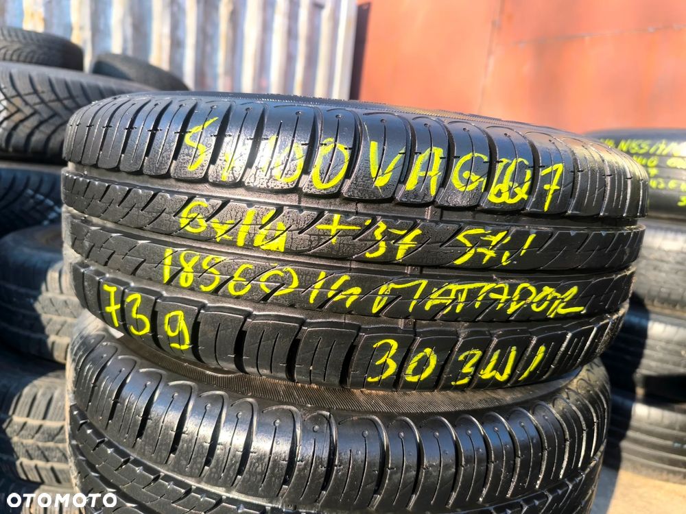 5x100 Felgi Stalowe Stal 14 Koła Letnie Lato SKODA FABIA PRAKTIK ROOMSTER RAPID SEAT IBIZA CORDOBA TOLEDO IV 4 VW FOX POLO Legnica ALU-RAD 185/60 7,5mm - 10