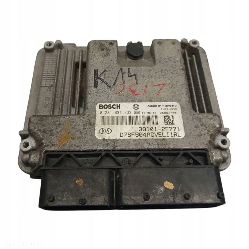 KOMPUTER STEROWNIK SILNIKA KIA SPORTAGE III 2.0 CRDI 39101-2F771 0281031733 - 1