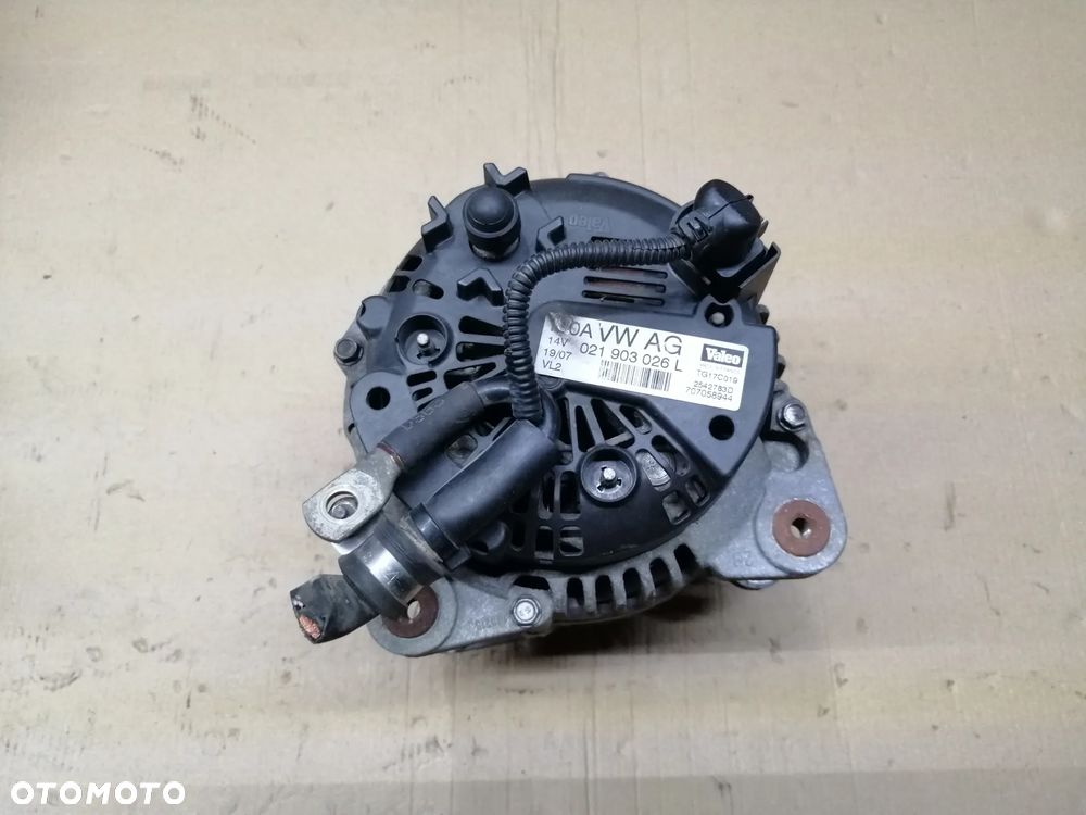 Volkswagen Passat B6 2.0 TDi alternator Valeo 180A 021903026L TG17C019 - 5