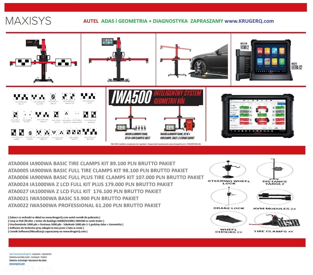 IA900 WA Autel Geometria i Adas wszystko w 1 - 35