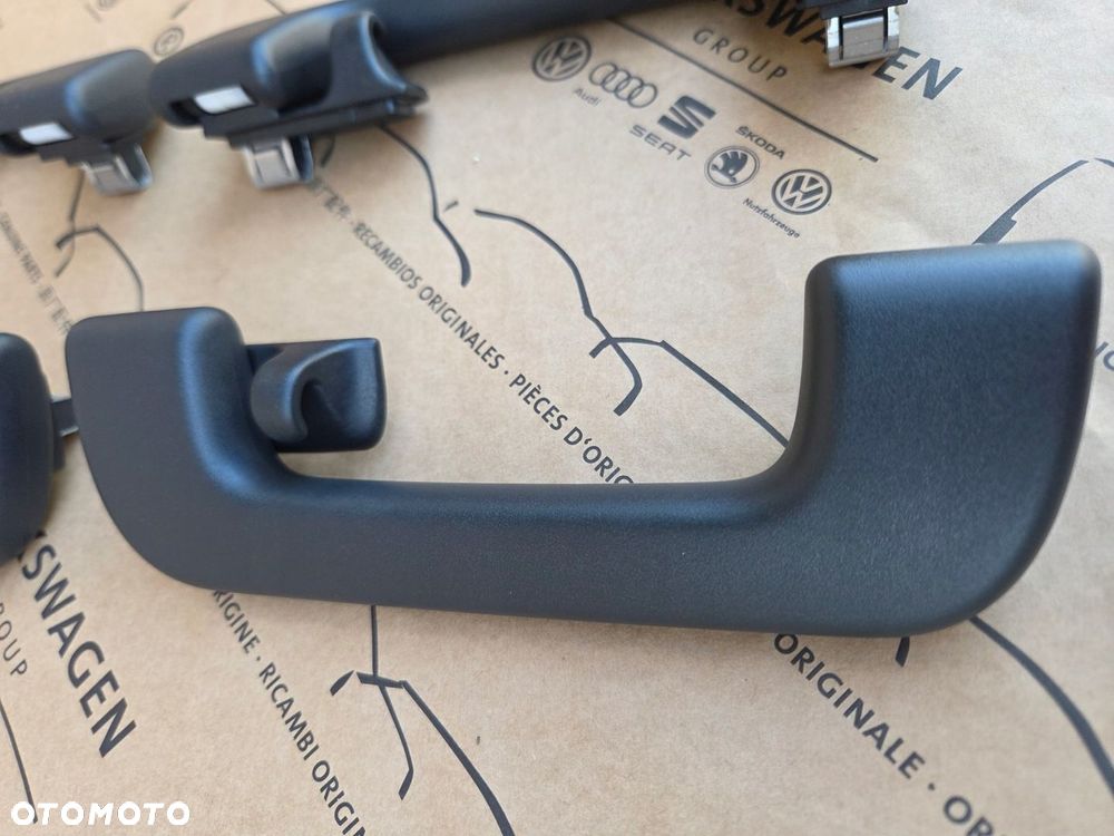 AUDI OE A6 S6 RS6 A7 S7 RS7 C8 S-LINE RĄCZKI PODSUFITKI CZARNE KOMPLET - 3