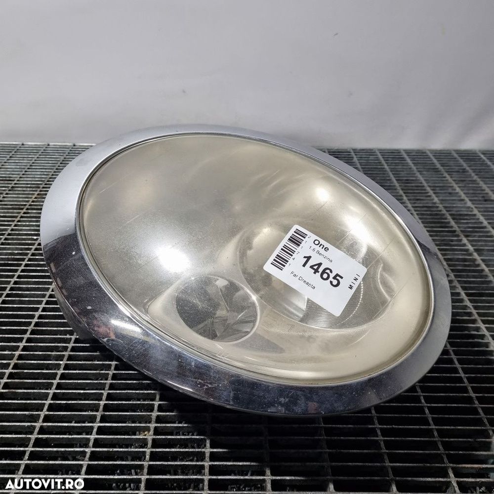 Far Dreapta Mini One 2001 - 2006 Hatchback 2 Usi (1465) Fara xenon - 2