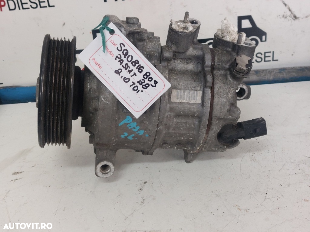 Compresor clima VW Passat B8 Golf 7 Octavia 3 5Q0816803 2012 2013 2014 2015 2016 2017 2018 2019 - 4