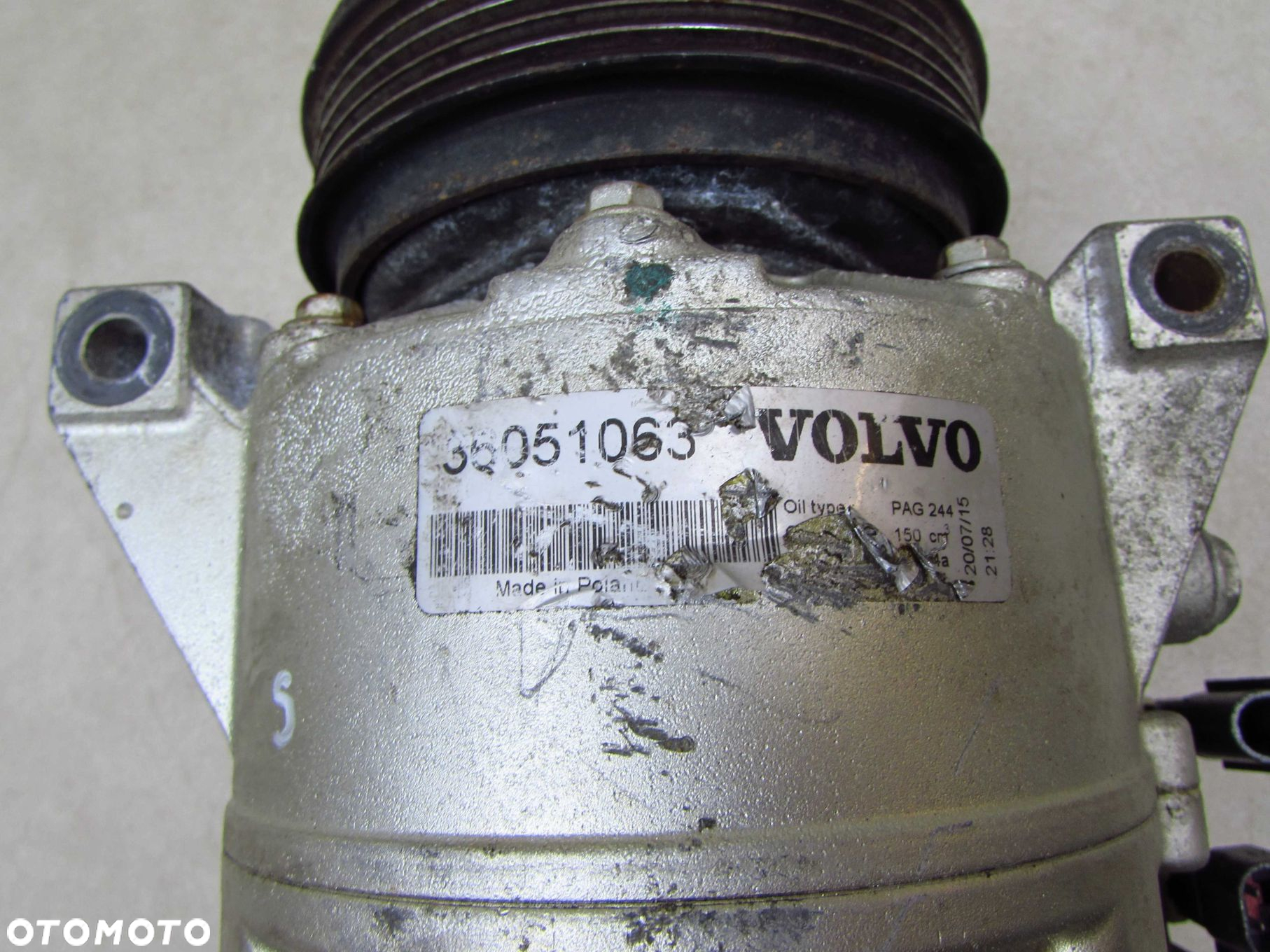 VOLVO S60 II V60 S90 V90 XC 2.0 T5 D5 10- SPREZARKA KOMPRESOR KLIMATYZACJI 36051063 - 10