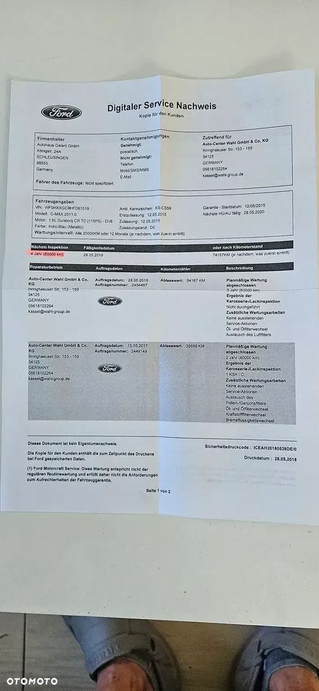 Ford Grand C-MAX 1.6 TDCi Start-Stop-System Titanium - 34