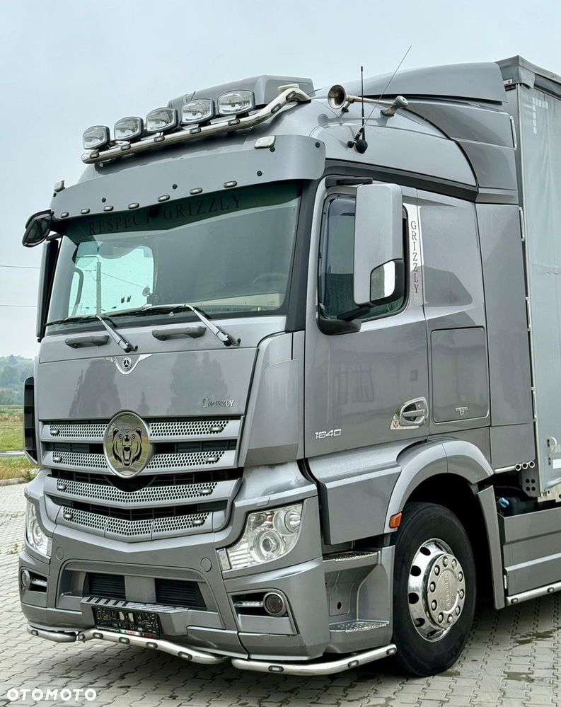 Mercedes-Benz ACTROS 1840 / FIRANKA / 20 EUROPALET / EURO 6 / JEDYNY TAKI / GRIZZLY / SUPER STAN / SERWISOWANY / 2015 ROK / SYPIALKA - 10